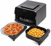 Olsen & Smith Pizza Air Fryer 2400W With 12In Pizza Stone Stone-Baked Crispy Base Pizza Oven & 6L Multi-Function Air Fryer