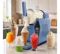 Olsen & Smith Soft Serve Ice Cream Maker & 3-In-1 Slushie Machine Slush, Slushy, Frozen Cocktail, Margarita, Milkshake, Sorbet