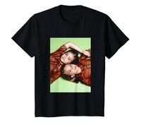 Olsen Twins Mary-Kate & Ashley Full House by Michael Grecco T-Shirt, Youth, Black, X-Small
