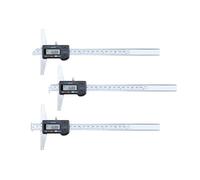 OLSKFUH 0.01Mm Electronic Digital Depth Gauge 0-150Mm Digital Depth Vernier Caliper 6" Stainless Steel Micrometer Measuring Tools,