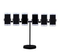 OLSKFUH 360° Rotating Mobile Phone Holder,Angle Adjustable Mobile Phone Holder,Desktop Mobile Stand,Left And Right Spacing Can Be Moved,1st Floor 6 Digits