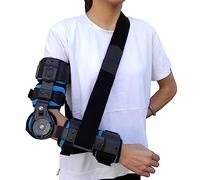 OLSKFUH Adjustable Post Op Elbow Brace, Hinged Elbow Brace Unisex, Arm Support Splint Orthosis Orthotics Band Pad Belt Immobilizer,Right Left Hand,Right,reliefRight,Right