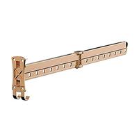 OLSKFUH Clothes Airer Wall Mount Drying Racks Folding Indoor Retractable Coat Small Rotatable Rail For Laundry Bedroom Bathroom With Towel Bar Clotheshorse,Gold-Short