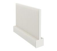 OLSKFUH Decorative Room Dividers And Folding Privacy Screens Space Saving, White Folding Screen Room Divider Double Side Storage, Paper Screen Partition,400 x 180cm