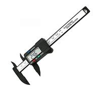 OLSKFUH Digital Caliper 6 Inch Electronic Vernier Caliper 0-150Mm Calliper Micrometer Digital Ruler Measuring Tool 0.1Mm,100mm Black-S