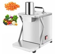OLSKFUH Electric Vegetable Dicer, Stainless Steel Fruit Chopper, Automatic Onion Potato Cutters, Food Processor, For Commercial Home Use,15mm