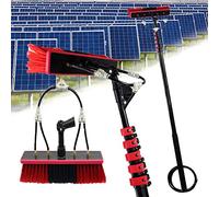 OLSKFUH Extendable Window Cleaning Kit 4M-12M Water Fed Telescopic Brush Solar Panel Cleaning Equipment Professional Window Cleaner Pole Efficient & Easy To Use,35cm Brush Head-5M/17FT