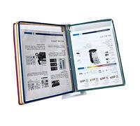 OLSKFUH File Organizer For Desk - Desktop Reference Organizer, A4 Wall File, 5 Panel Wall Mounted Document Reference Rack, Holds 10 Sheets Of A4 Paper, Wall Hanging Operation Gui,Multi-coloured