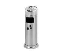 OLSKFUH Floor Standing Ashtray Outdoor Ashtray Vertical Stainless Steel Ash Column Smoking Column Trash Can Cigarette Butt Column Tall Outside Patio Ashtrays For Cigarettes,D-One Size