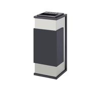 OLSKFUH Floor Standing Ashtray Vertical Stainless Steel Hotel Trash Can Lobby Ashtray Corridor Aisle Hotel High-End Club Lobby Ash Column Tall Outside Patio Ashtrays For Cigarett,A-One Size