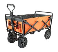 OLSKFUH Handcart, Trolley Beach Trolley Camping Trolley,Adjustable Trolley Trailer,Portable Foldable Garden Cart,Double Brake System, Load-Bea80Kg/176Lbs/Style 1,Style 1