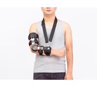 OLSKFUH Hinged Elbow Brace, Adjustable Upper Limb Correction, Forearm Joint Instability-Limiting Sling, Arm Joint Strain And Sprain Protective Gear,B-Left,reliefB-left,B-left