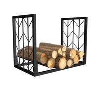 OLSKFUH Indoor/Outdoor Firewood Rack, Heavy Duty Iron Log Holder, Large Vintage Style Firewood Storage Cradle For Patio Deck