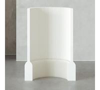 OLSKFUH Modern Room Divider - Retractable Paper Partition For Hotel Office Clothing Store,Blanc-1.2 * 1-2m/47 * 39-79in