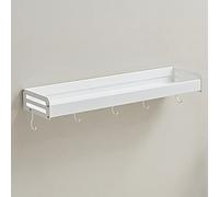 OLSKFUH Multi-Functional Floating Bathroom Shelf Wall-Mounted For Cosmetics Shampoo & Kitchen Spice Bottles,