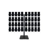 OLSKFUH Multifunctional Desktop Live Broadcast Mobile Phone Holder Multi-Layer Multi-Row 360° Rotating Mobile Phone Holder Mobile Phone Group Control Holder,4rd floor/40 seats