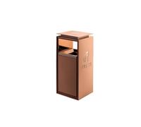 OLSKFUH Outdoor Trash Can Large Hotel Trash Can With Ashtray Lobby Elevator Entrance Vertical Hall Stainless Steel Hotel Shopping Mall Smoke Cans Classification Courtyard Trash C,C-L
