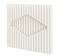 OLSKFUH Paper Crafted Folding Room Divider Flexible Accordion Privacy Screen, Adjustable Temporary Space Partition For Home/Office, 5.25-5.9 Ft Tall, 6.6-16.4 Ft Width,6.6x5.3ft/2x1.6m(lxh)