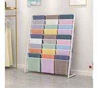 OLSKFUH Pull-Out Trouser Rack Removable Pull-Out Rack Wardrobe Storage Expandable Space Saving Drawer-Style Hanger Rod Rolling Trolley,Metal Hijab Hangers Display Stand Floor Sta,White-150X40X145CM