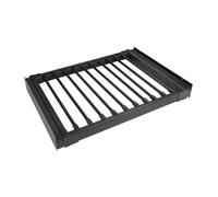 OLSKFUH Pull-Out Trouser Rack Removable Pull-Out Rack Wardrobe Storage Expandable Space Saving Drawer-Style Hanger Rod Rolling Trolley,Adjustable Invisible Pants Rack For Washin,Black-450-500mm