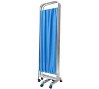OLSKFUH Stainless Steel Medical Privacy Screen, 6Ft Tall Rotating Hospital Room/Large Classroom/Baby Room/Dorm Room Divider With Universal Wheel, Waterproof Fabric Separation,3 panel-w150cm/59.1in