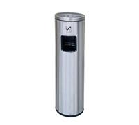 OLSKFUH Standing Ashtray Stainless Steel Floor-Standing Vertical Ash Column Indoor Ash Bucket Outdoor Smoking Area With Ashtray Ashtray Outdoor,A-One Size