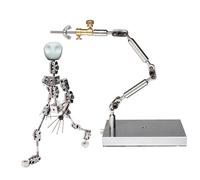 OLSKFUH Stop Motion Rig Stop Motion Animation Kit, Support Your Figures'S Movement With 5 Connectors,1:8 Proportional Metal Puppet Figure For Character Design Creation,13CM