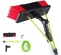 OLSKFUH Telescopic Window Cleaning Brush Kit - 39.5Ft Water Fed Pole Extendable 12M Conservatory Cleaning Tool For Effortless Glass And Solar Panel Cleaning,30cm Brush-12m Pole