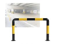 OLSKFUH U Shape Security Bollards, Driveway Protect Bumper,Traffic Warning Posts Height 60Cm,For Garage Parking Space,100x60x0.2cm
