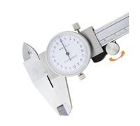 OLSKFUH Vernier Caliper Vernier Caliper With Meter Dial Calipers Metal Gauge Micrometer Ruler Metal Caliper Stainless Steel Gauge Depth Measuring Tools,Box Ip54 Caliper