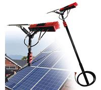 OLSKFUH Window Cleaning Brush Squeegee Tool With Extension Pole For Indoor And Outdoor Use, Ideal For Solar Panel And Window Washing,9m/30FT