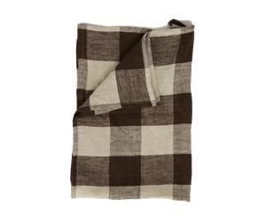 Olsson & Jensen Johanna tea towel linen 45x65 cm Brown/Natural