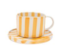 Olsson & Jensen Monica cup with saucer Yellow