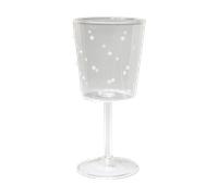 Olsson & Jensen Venezia wine glass White dots