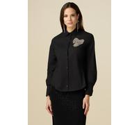 Oltre Shirt With Jewel Embroidery Black size 42 | Button-Down Shirts Outlet | Women | White 42