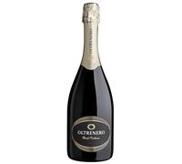 Oltrenero Brut Nature Oltrepò Pavese DOCG - Italian Sparkling White Wine from Zenevredo, Lombardy - Made with 100% Pinot Noir Grapes - 75cl / 750ml, 12% ABV