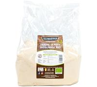 Oltresole, Italian Organic Whole Wheat Rice Flour 1 Kg, Gluten Free Whole Wheat Flour, 100% Made in Italy, Ideal for Desserts, Savory, Cookies, Vegan and Celiac