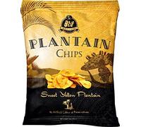 Olu Olu Naturally Sweet Yellow Plantain Chips 60g (Pack of 6)