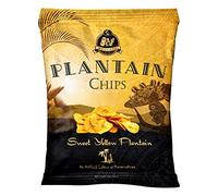 Olu Olu Plantain Chips Sweet Yellow, no Artificial Colour or Preservatives. 24 x 60g
