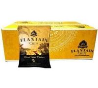 Olu Olu Sweet Yellow Plantain Chips 24 x 60g | 100% Natural | Naturally Sweet | Yellow Plantain Chips | Heartly Crunch | Authentic Flavours