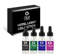 OLU SCENTS 4-pk Hotel Diffuser Oil, Hotel Lobby Collection (15 ml) Hotel Scents, Waterless Essential Oil Diffuser Refills, Essential Oils for Diffusers for Home, Hotel Fragrance Oil Home Essentials