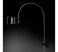Oluce Coupé - Arched wall light in black