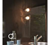 Oluce LED wall lamp Fresnel, white, aluminium, glass, 2,700 K