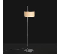 Oluce Parallel 396 floor lamp, sand leather