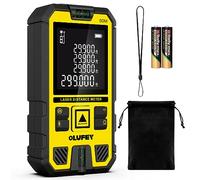 OLUFEY Laser Measure,Laser Distance Meter Device IP54 Portable Digital Measure Tool Range Finder with Bubble Levels and LCD Backlit