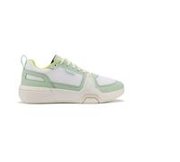 OLUKAI 'Anau Women's Court Sneakers, Shoes for Tennis & Pickleball, Everyday Wear, All-Day Comfort & Support, Bright White/Pale Mint, 5 UK