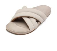 OLUKAI Hila Women's Beach Sandal, Water-Friendly Flip-Flop Slides, All-Day Wear & Ultra-Soft Comfort Fit, Cloudy/Cloudy, 8 UK