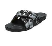 OLUKAI Hila Women's Beach Sandal, Water-Friendly Flip-Flop Slides, All-Day Wear & Ultra-Soft Comfort Fit, Silver/Pavement, 7 UK