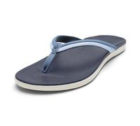 OLUKAI Ho'opio Malua Women's Water Friendly Sandals, Flip Flops for Beach & Everyday, Arch Support & Comfort Fit, Ocean Fog/Lanai Breeze, 6 UK