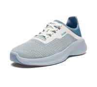 OLUKAI Island Hopper Women's Sneakers, Travel Ready & Versatile Athletic Shoes, Soft & Breathable Knit Fabric, Drop-in Heel Design, Blue Pearl/Blissful Blue, 5 UK